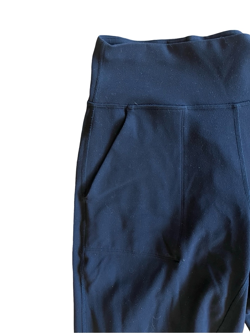 LULULEMON Black Align High-Rise Jogger w Pockets Sz 6 W5BPXS Nulu Soft Yoga Luxe - Picture 2 of 5